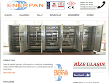 Tablet Screenshot of enerpan.com.tr